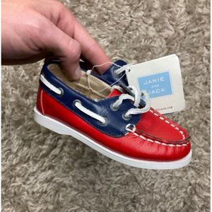 Janie and Jack Shoes | Janie \u0026 Jack Boys (Kids) Red and Blue Boat Shoes Size 8 | Color: Red | Size: Size 4 | Zackposh35's Closet